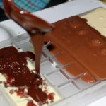 chocolate, chocolat, preparando barras de chocolate