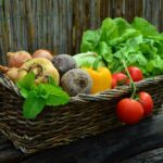 Frutas y vegetales, cesta de frutas y vegetales, healthy food, pixabay