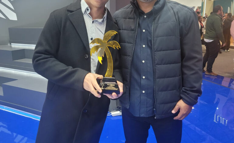 The Caribbean Gold Coast Awards entrega en FITUR un galardón especial al chef Ronald Cabrera, ganador de la mejor tapa de Zaragoza 2023