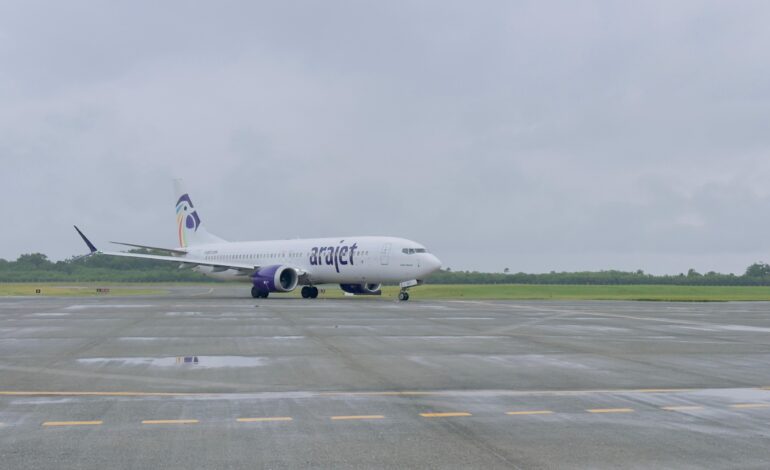 Arajet realiza vuelo histórico entre Puerto Plata y Bogotá
