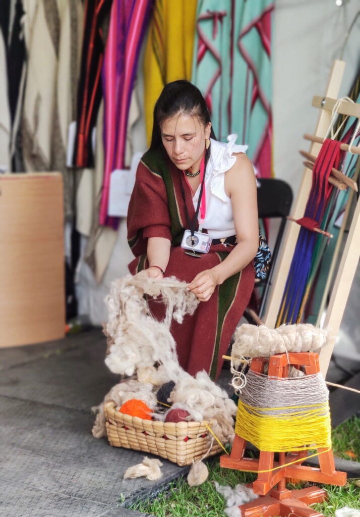 Flor Imbacuán, Directora, creativa y diseñadora de Hajsú Etnomoda